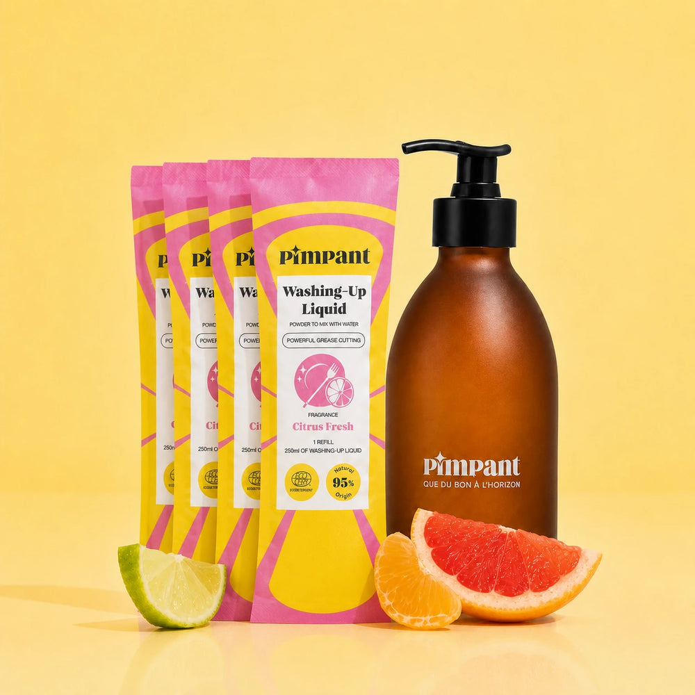 Citrus Washing-Up Liquid 4-Refill Kit