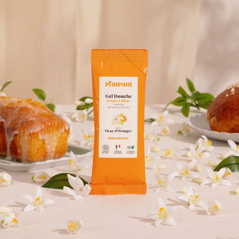Pimpant refillable orange blossom shower gel