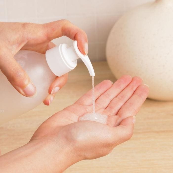 Pimpant natural hand wash texture